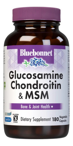 Bluebonnet | Glucosamine Chondroitin & Msm | 180 Capsules