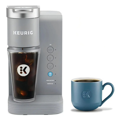 Cafetera Cápsulas Keurig K-Iced Essentials Gris Café Frío Caliente | Envío gratis