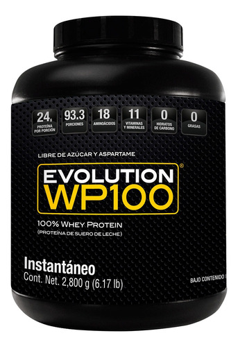 Proteina Suero De Leche (whey) Wp100 Evolution 2.8kg Natural