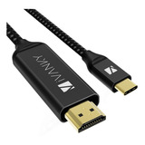 Cable Usb C A Hdmi 4k @ 60hz, 2mt Macbook Pro, Air,  S20 