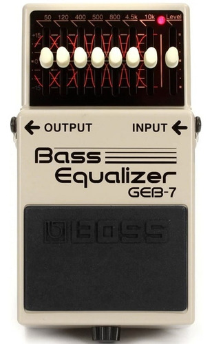 Pedal Boss Bass Equalizer P/ Contrabaixo  Geb-7