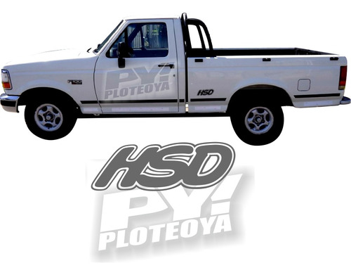 2 Calcos Hsd Ford F100 1996 1997 1998 1999 Ploteoya! 