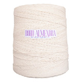 Hilo Cordón Cuerda Piola 3cabos Algodón Crudo Macramé 1mm1kg