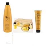 Oro Therapy 24k Oro Puro Shampoo+ampolletas+crema De Manos 