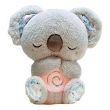 Bebé Koala Que Respira Calma Y Duerme Con Muñeca Musical
