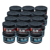 12 Gel Cola Preto Black + 12 Gel Cola Incolor Fox For Man ®