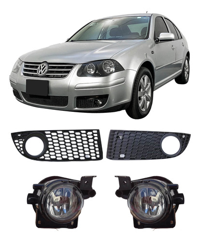 Faros Niebla Jetta Clasico 2008 2009 2010 2011 2012 Kit