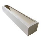 20 Caixas De Presente 36x6,5x5cm Visor-retangulares Pretas