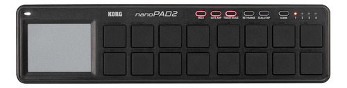 Controlador Usb Midi Korg Nanopad 2 Bk 16 Aciona - Prm