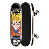 Skate Street Completo Iniciante Black Star - Chica