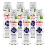 6 Unid. Lysoform Aerossol Geral 360ml Bactericida Original