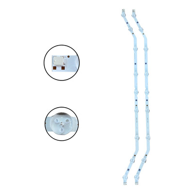 Kit Barra De Led Tv Samsung Hg32nc450 Un32fh4205 C/9 Leds
