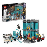 Kit De Construcción Lego Marvel Armería De Iron Man 76216 496 Piezas 3+