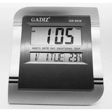Reloj Digital De Pared Escritorio 25x22cm Gadiz Termometro G