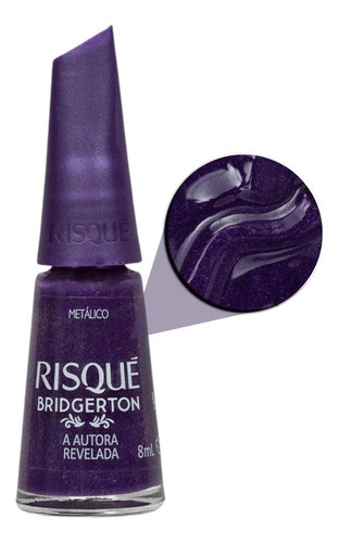 Esmalte Metálico Risqué Bridgerton A Autora Revelada 8ml