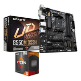 Kit Upgrade Processador Ryzen 5 5500 + Gigabyte B550m Ds3h 