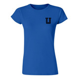 Playera Deportiva Mujer Tigres Uanl Logo U Combinado Byn