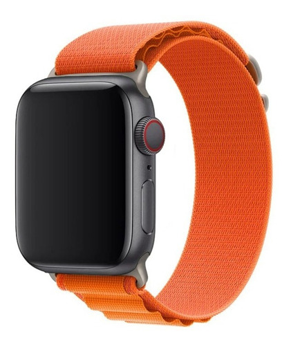 Correa Alpine Para Apple Watch 38 / 40 / 41 Mm - Color Naranja - Todas Las Series