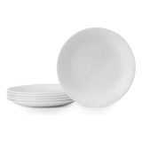 Set De 6 Platos Rojos Rubí Para Cena Corelle Livingware., .