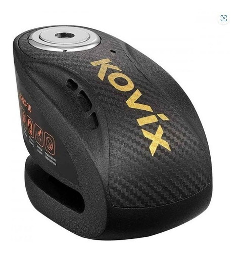 Candado Disco Moto Kovix Knx10 Alarma 120db Doble Lock 10mm