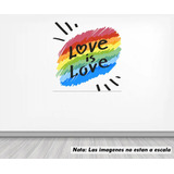 Vinil Sticker Pared 40 Cm. Lado Pride Modld0023