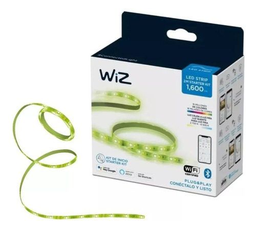 Tira Led Inteligente Base Wiz Rgb 20w 2mts Wi-fi