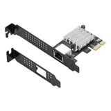 Placa De Rede Pci Express X1 1000mbps 2500mbps Rtl8125b