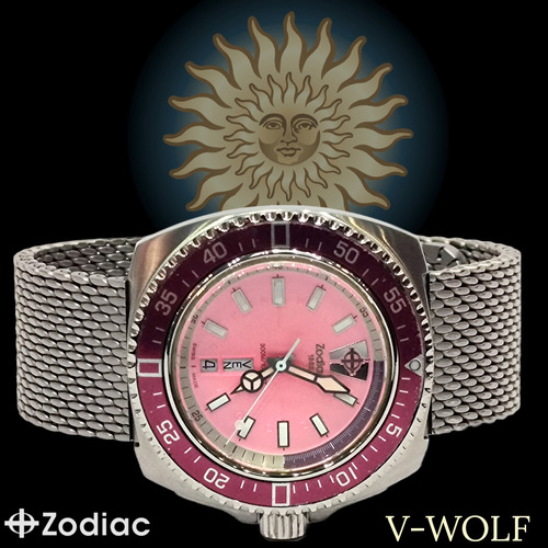 Zodiac V-wolf Day Date 40mm Quartz Vintage 