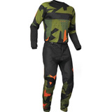 Playera De Motocross Thor Y Pantalones Moto Dirt Bike