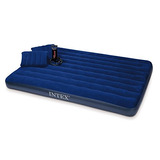 Colchon De Aire Intex 68765e Con 2 Almohadas Y Doble Bomba