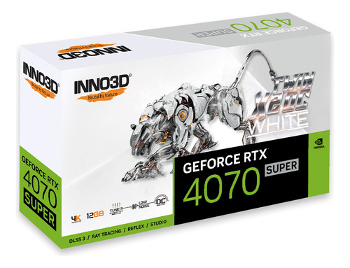 Placa De Vídeo Rtx 4070 12gb Super Twinx2 Oc W 192b Inno3d