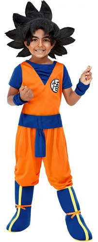 Disfraz De Cosplay De Son Goku Para Niños Y Niñas