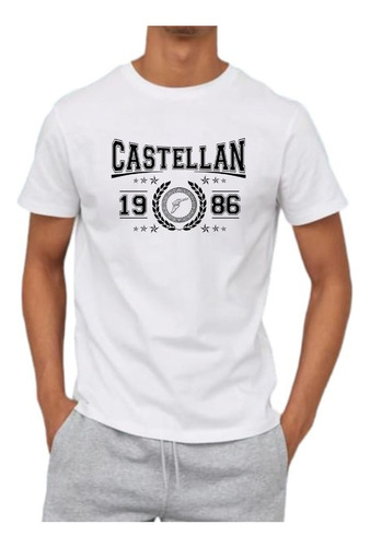 Camisa Basic Camiseta Personalizada Castellan 1986 Masculina