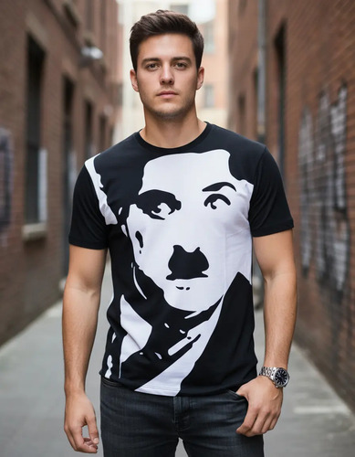Camiseta Charles Chaplin Rei Humor Comédia Filme Mudo Hd 8