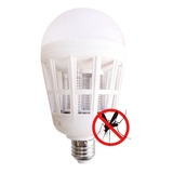 Lampara Foco Bulbo Led E27 9w Blanco Frio Mata Mosquito