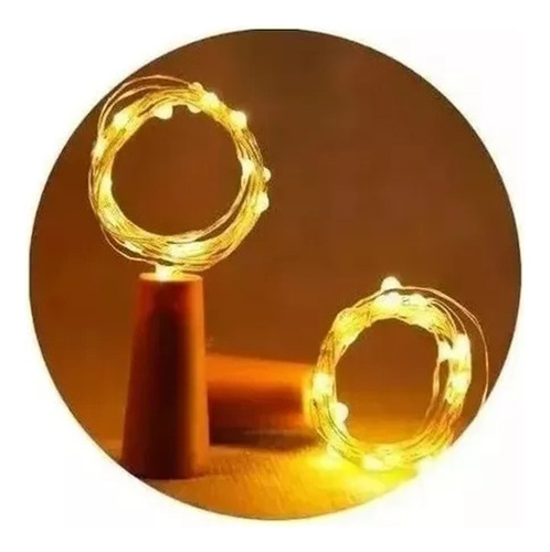 20 Pcs Luces Para Botellas De Vino, Fairy Lights 2m 20 Led