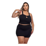 Short Saia Plus Size Promoção Verão