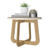 Mesa De Centro Jasmin 59x59cm En Mdf