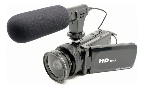 Câmera De Vídeo D100 Hd 1080p Com Microfone, Filmadora De Ví