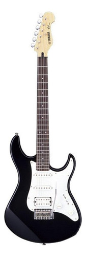 Guitarra Eléctrica Yamaha Eg112 De Tilo Black Laca Poliuretánica Con Diapasón De Palo De Rosa