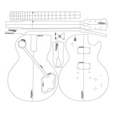 Plantilla De Guitarra Les Paul - Luthier -