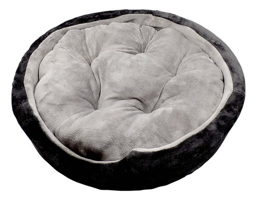 Cama Para Perros Redonda 50 Cm - Tela Piel Conejo Lavable