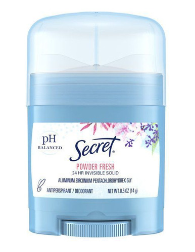 Desodorante Secret Powder Fresh 14g- Bastão Ph Balanced -eua