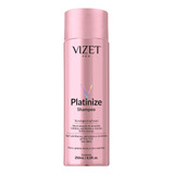 Shampoo Platinize Precision Matizador Vizet Pro 250 Ml