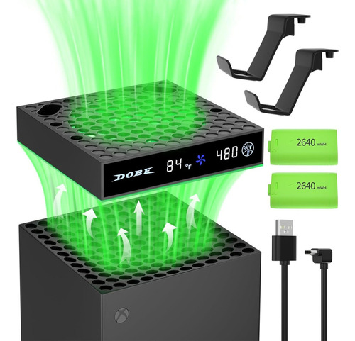 Ventilador De Resfriamento Para Xbox Series X/s With Usb Led