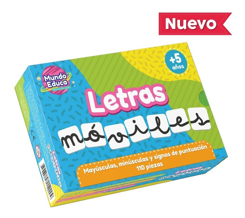 Set Fichas Letras Móviles Adetec 110 Piezas Adetec - 1220