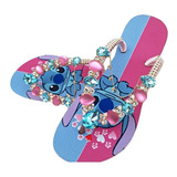 Havaianas Customizada Pedraria Lilo E Stitch Feminina