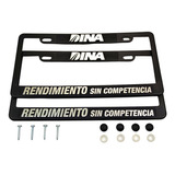 Porta Placas Camion Dina Cubre Pijas Letras Cromo Marcos Kit