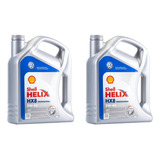Aceite De Motor Shell Helix Hx8 Sintético 5w-40 X 8 Litros