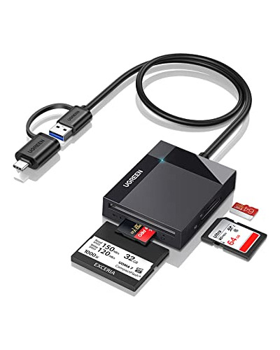 Lector De Tarjetas Sd Ugreen Usb C Usb 3.0 Para Mac Pc